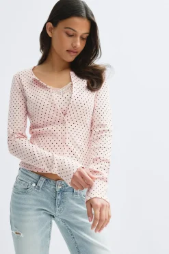 14+ 2 in 1 lace rib cardigan