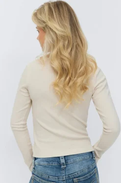 14+ 2 in 1 lace rib cardigan
