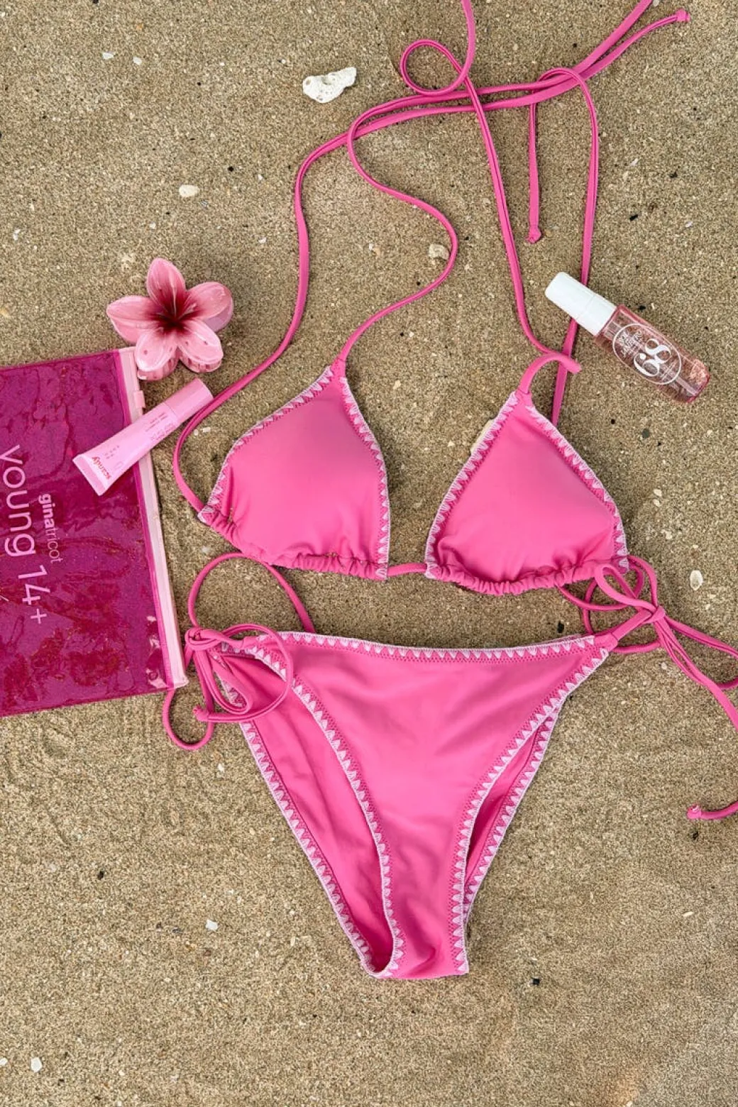 14+ azul triangle bikini top
