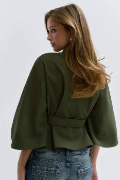 14+ belted trench cape