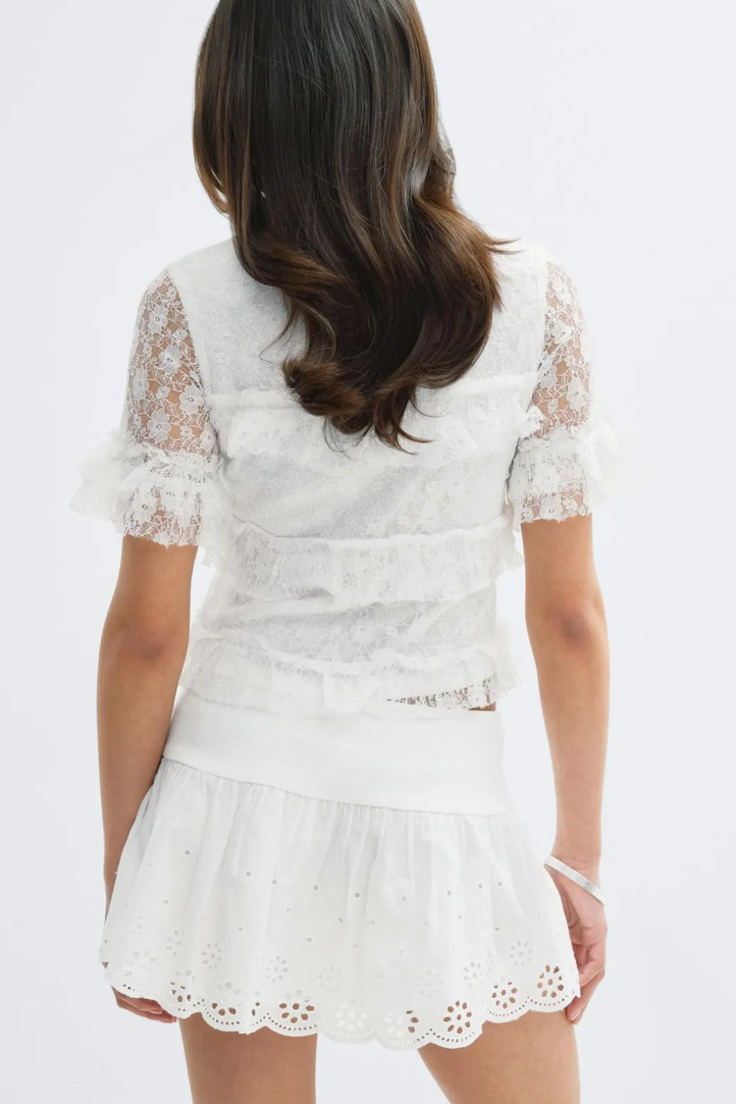 14+ broderie anglais skirt