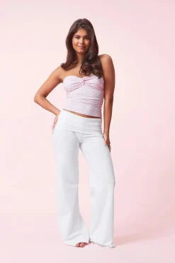 14+ coral baggy yoga pants