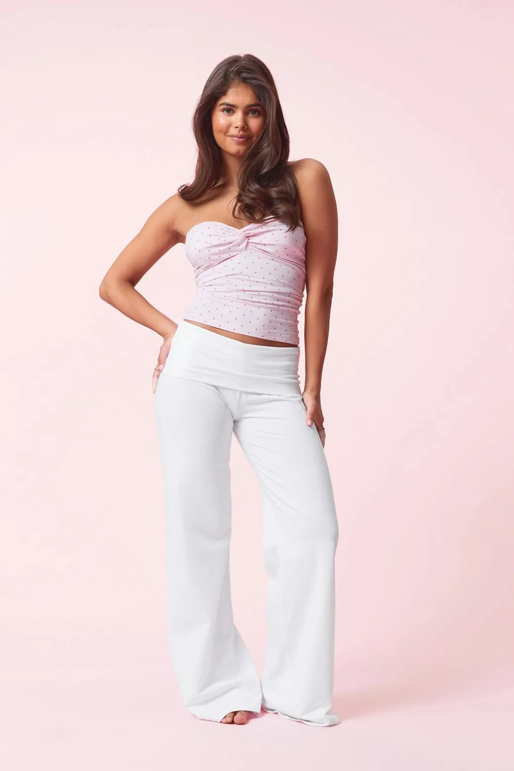 14+ coral baggy yoga pants
