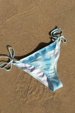 14+ coral cheeky bikini bottom