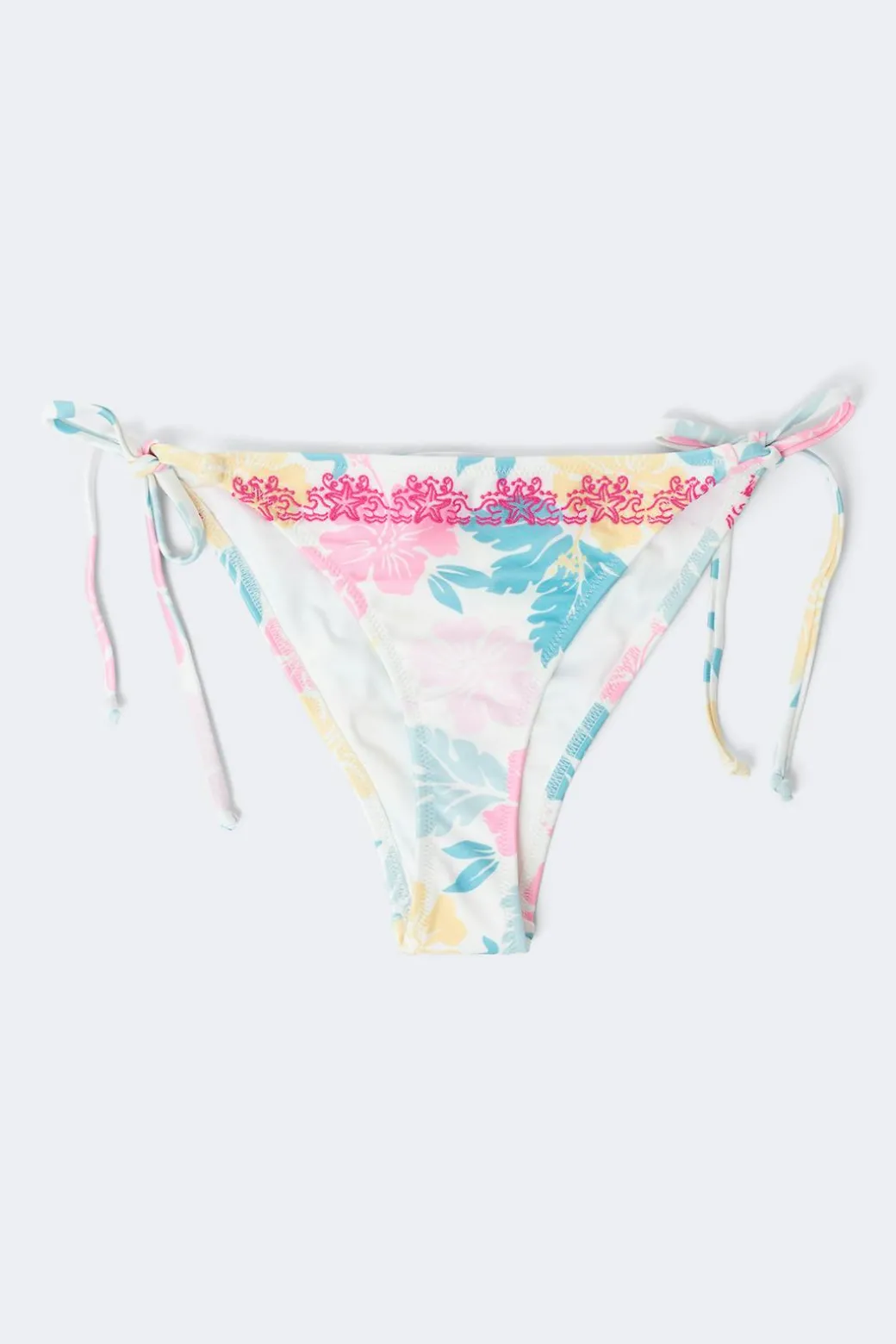 14+ coral cheeky bikini bottom