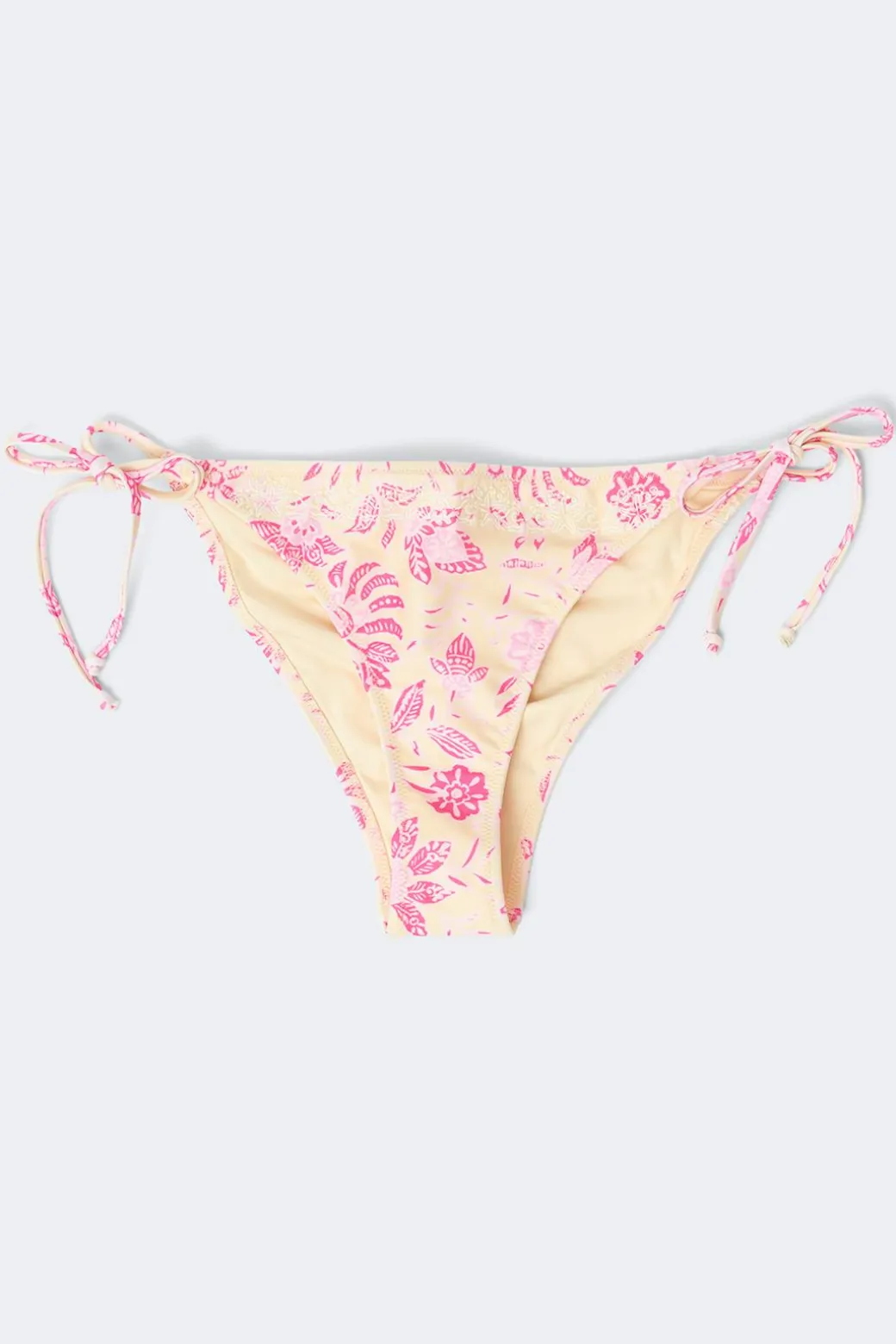 14+ coral cheeky bikini bottom