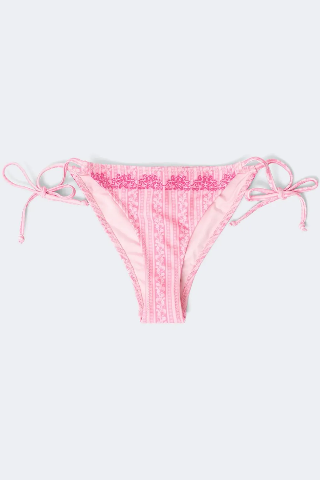 14+ coral cheeky bikini bottom