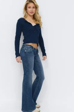 14+ delowlow flare jeans