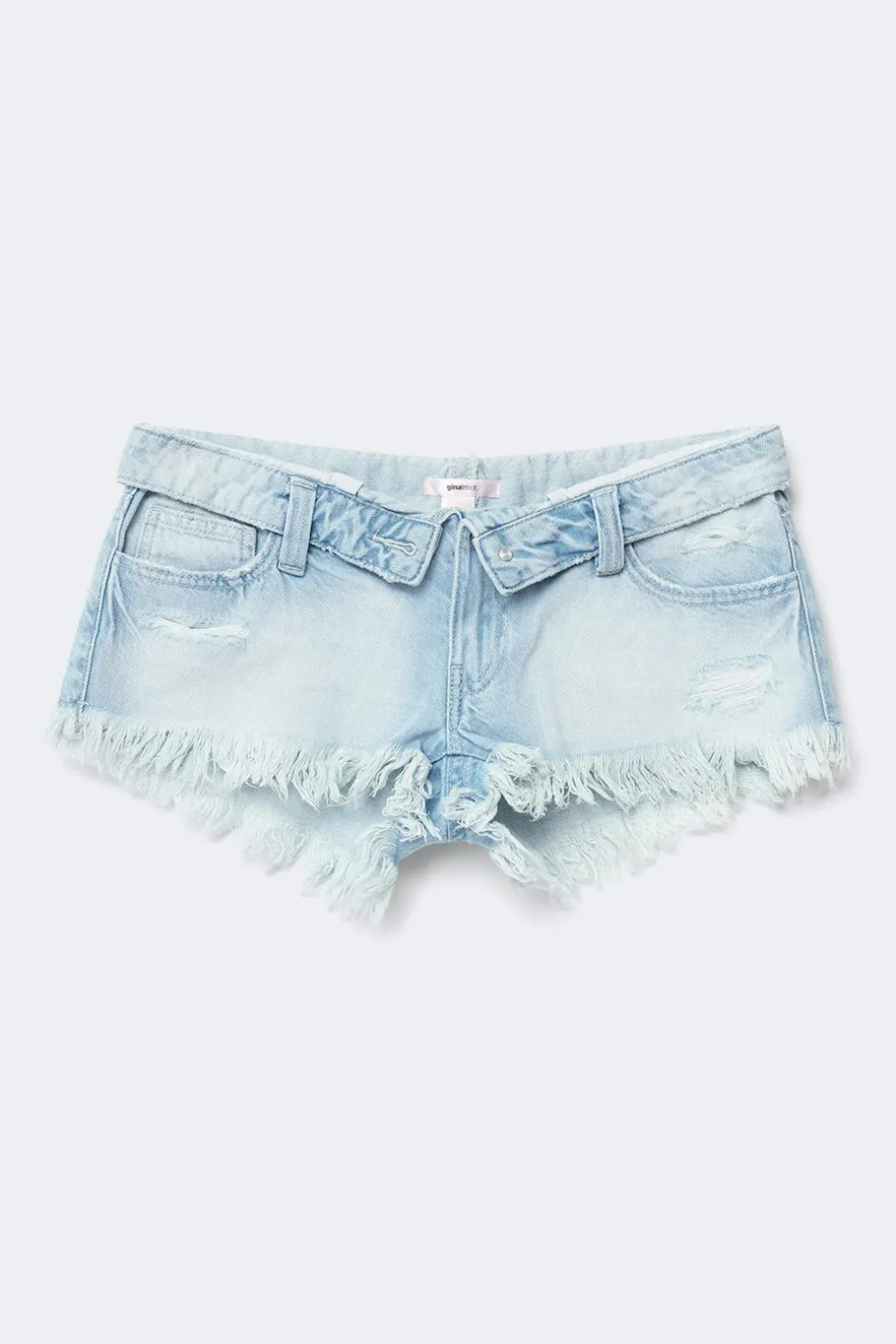 14+ delulu denim shorts