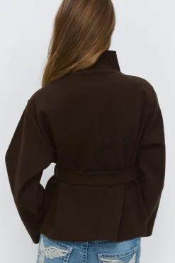 14+ felt wrap jacket