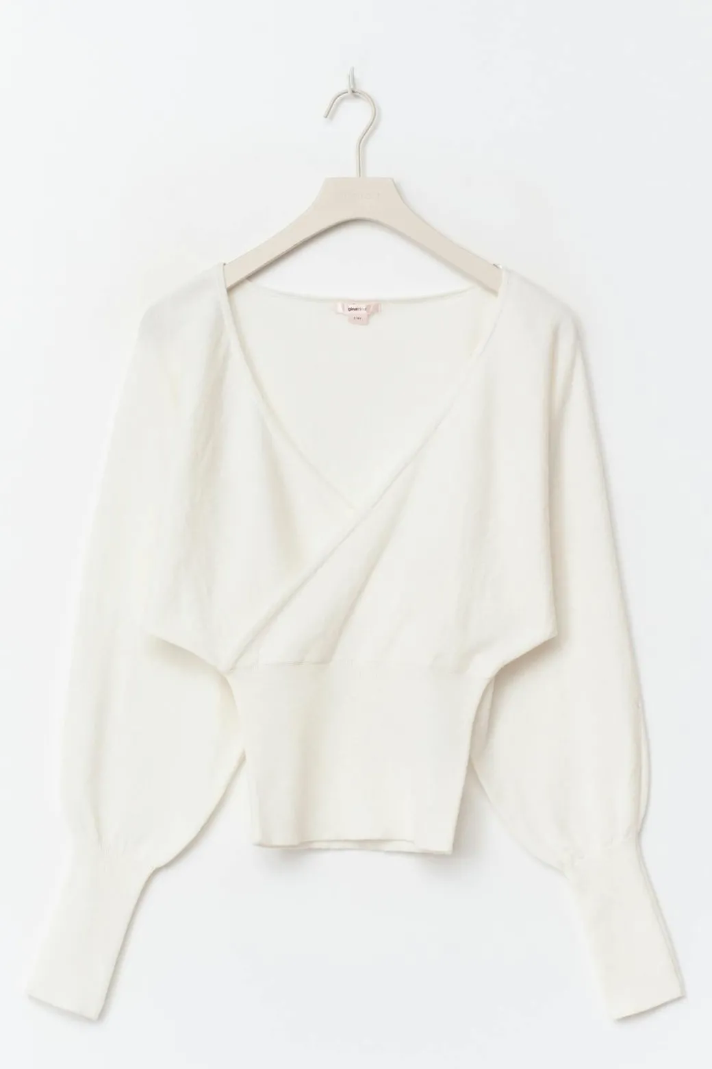 14+ fitted wrap sweater