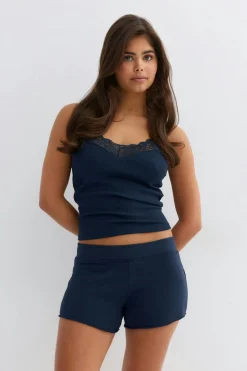14+ folded waist shorts