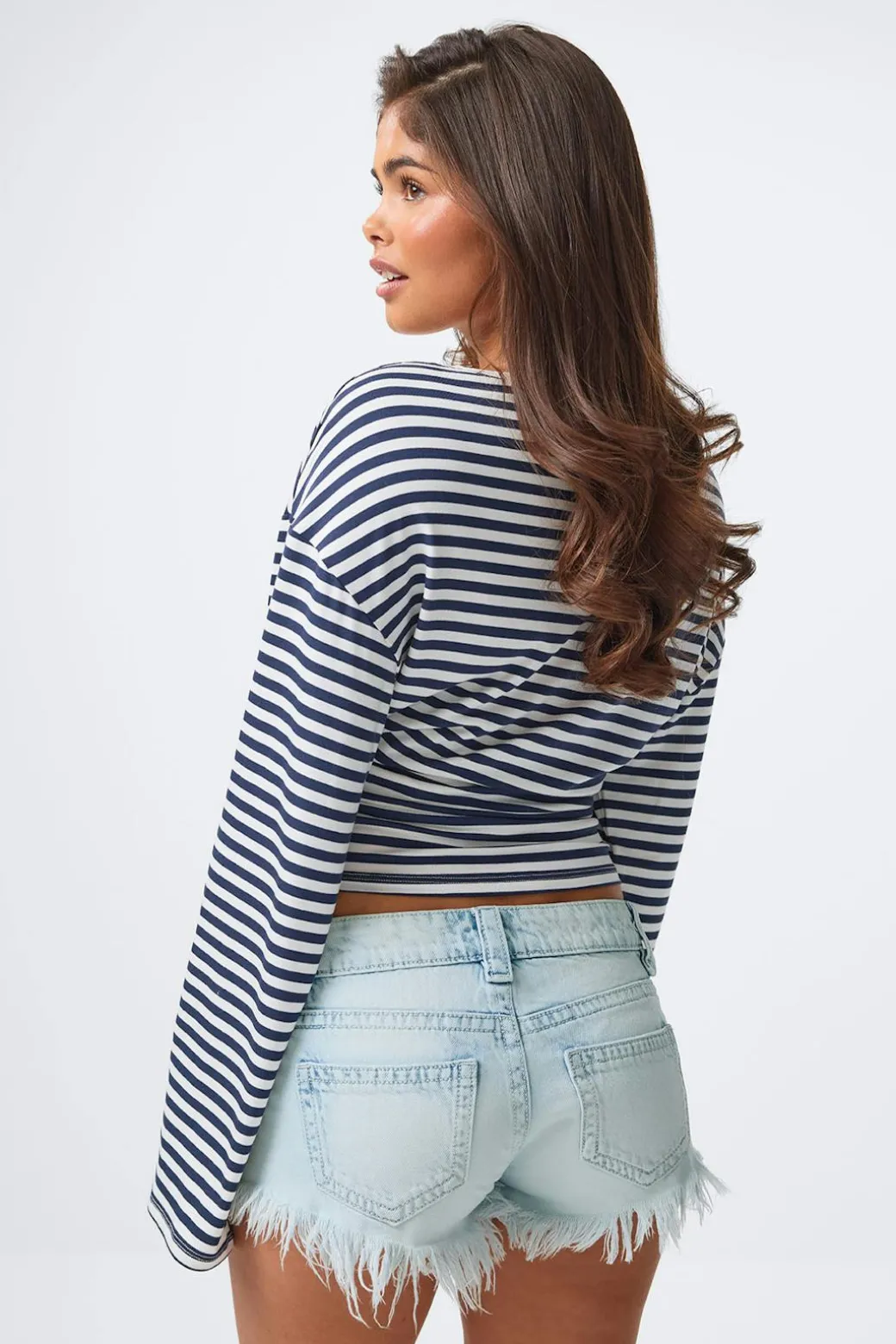14+ for real low denim shorts