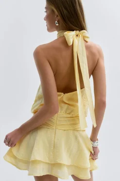 14+ halterneck dress