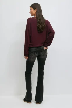 14+ hip hug flare jeans