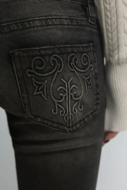 14+ hip hug flare tall jeans