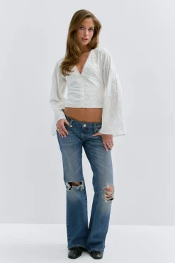 14+ hip hug loose jeans
