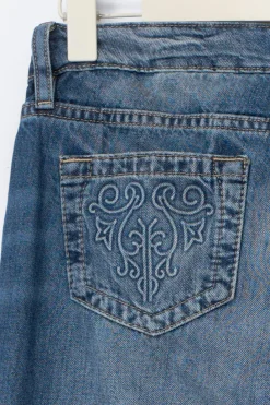14+ hip hug loose jeans tall