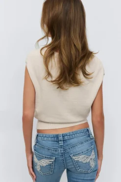 14+ knitted cape top