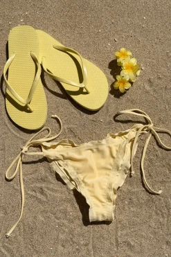 14+ lexi ruched bikini bottom