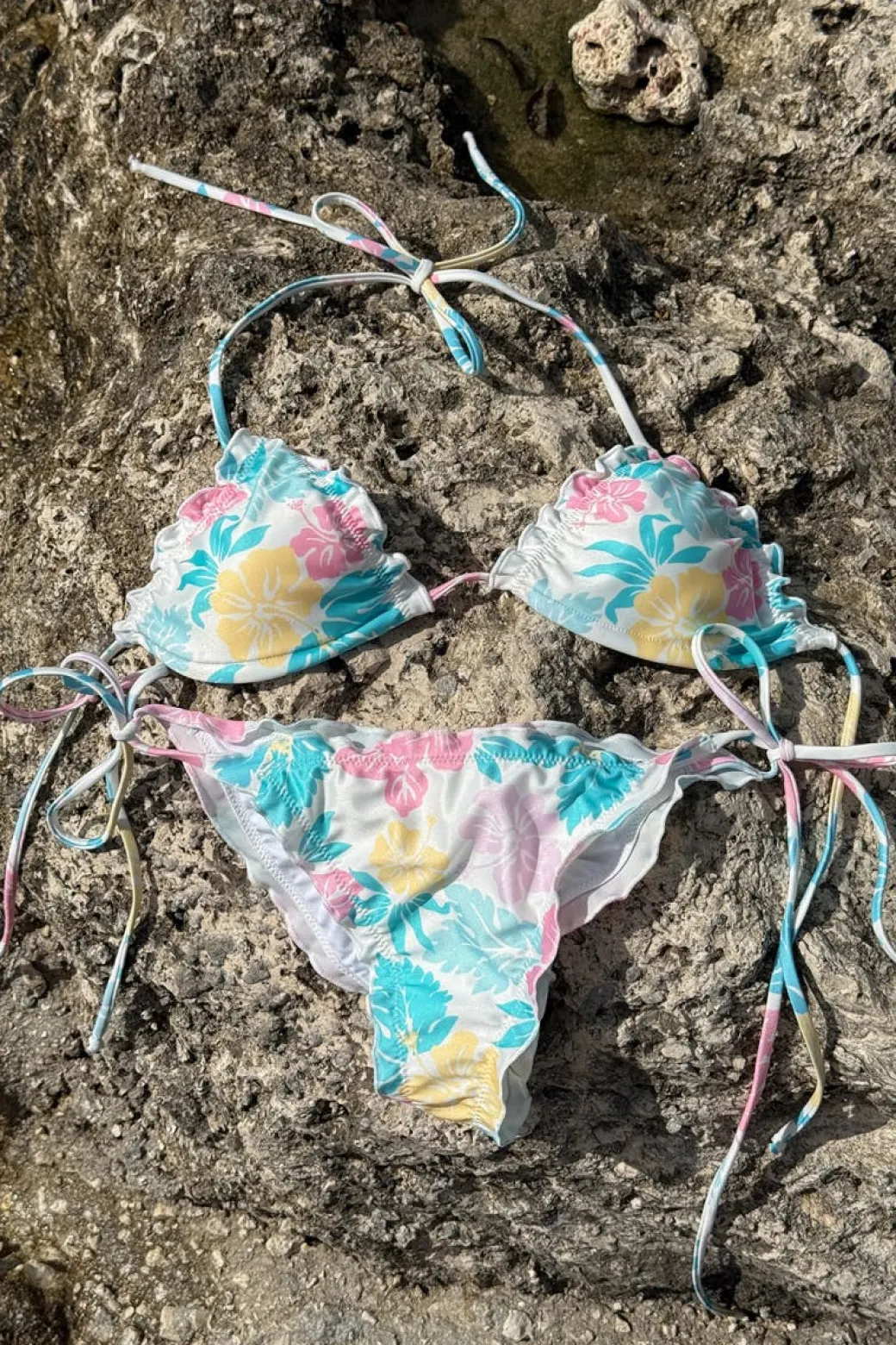 14+ lexi ruched bikini bottom