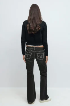 14+ low rise flare jeans