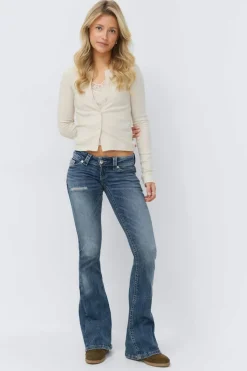14+ low rise flare jeans