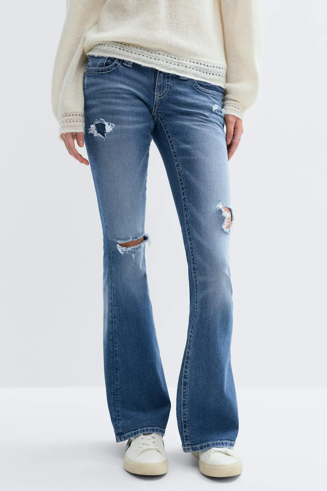 14+ low rise flare jeans