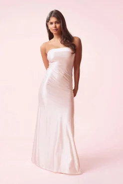 14+ prom satin dress