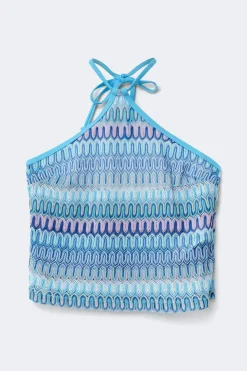 14+ shell halterneck singlet