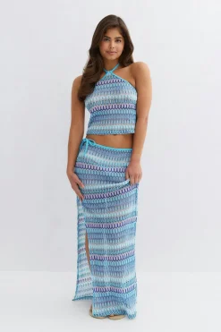 14+ shell maxi skirt