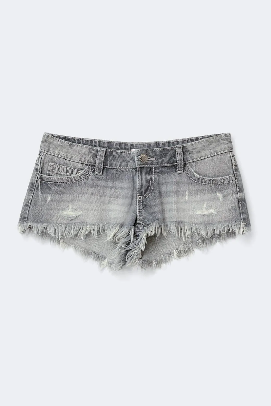 14+ slay low denim shorts