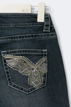 14+ sparkle flare jeans curve
