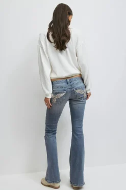 14+ sparkle flare jeans tall