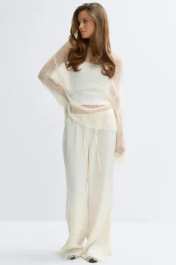 Alpaca blend knitted sweater