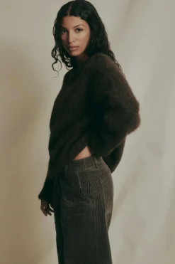 Alpaca blend knitted sweater