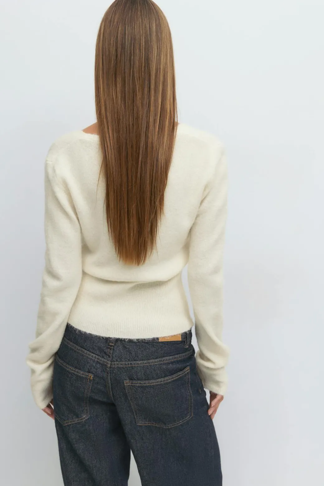 Alpaca blend knitted top