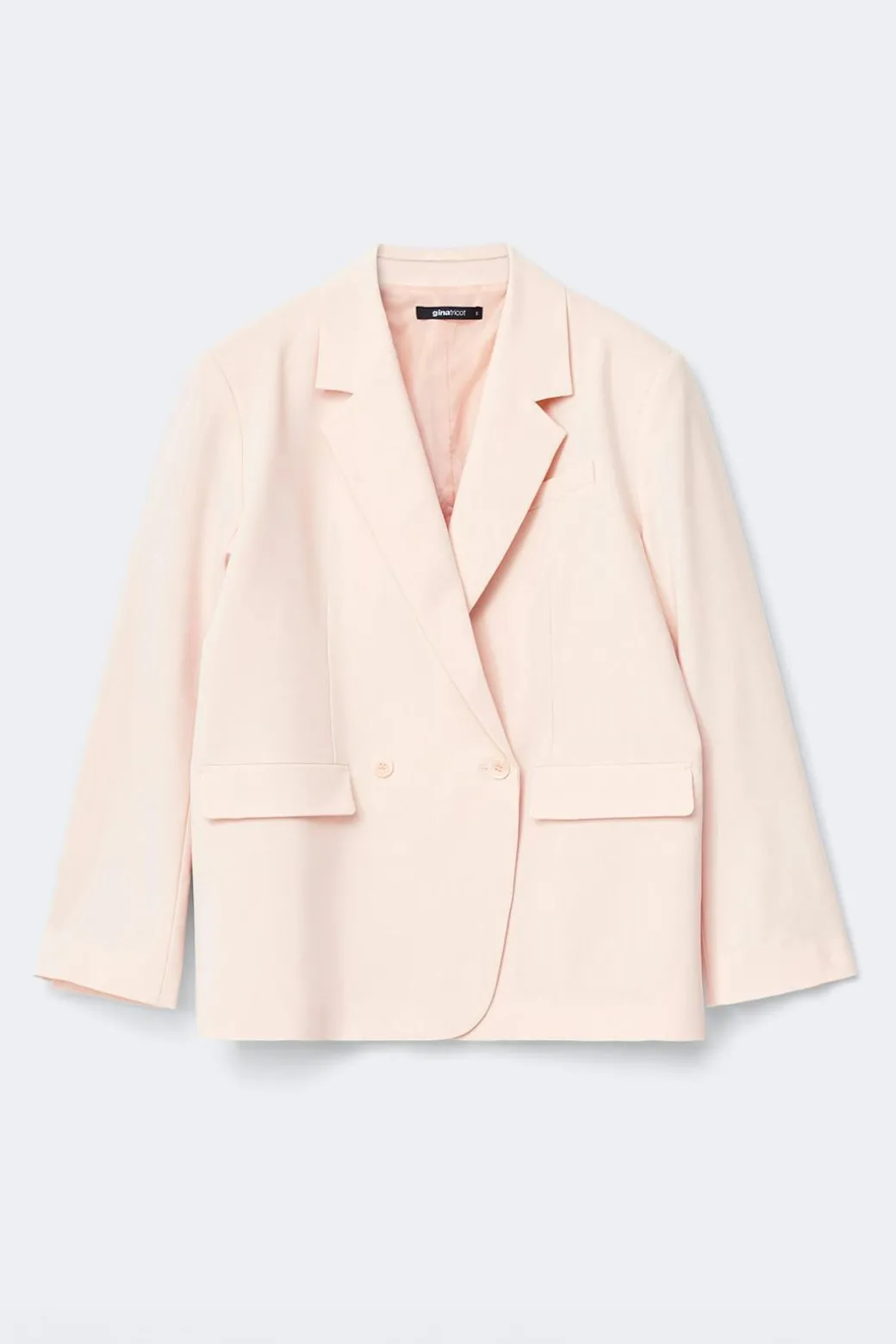 Back high slit blazer