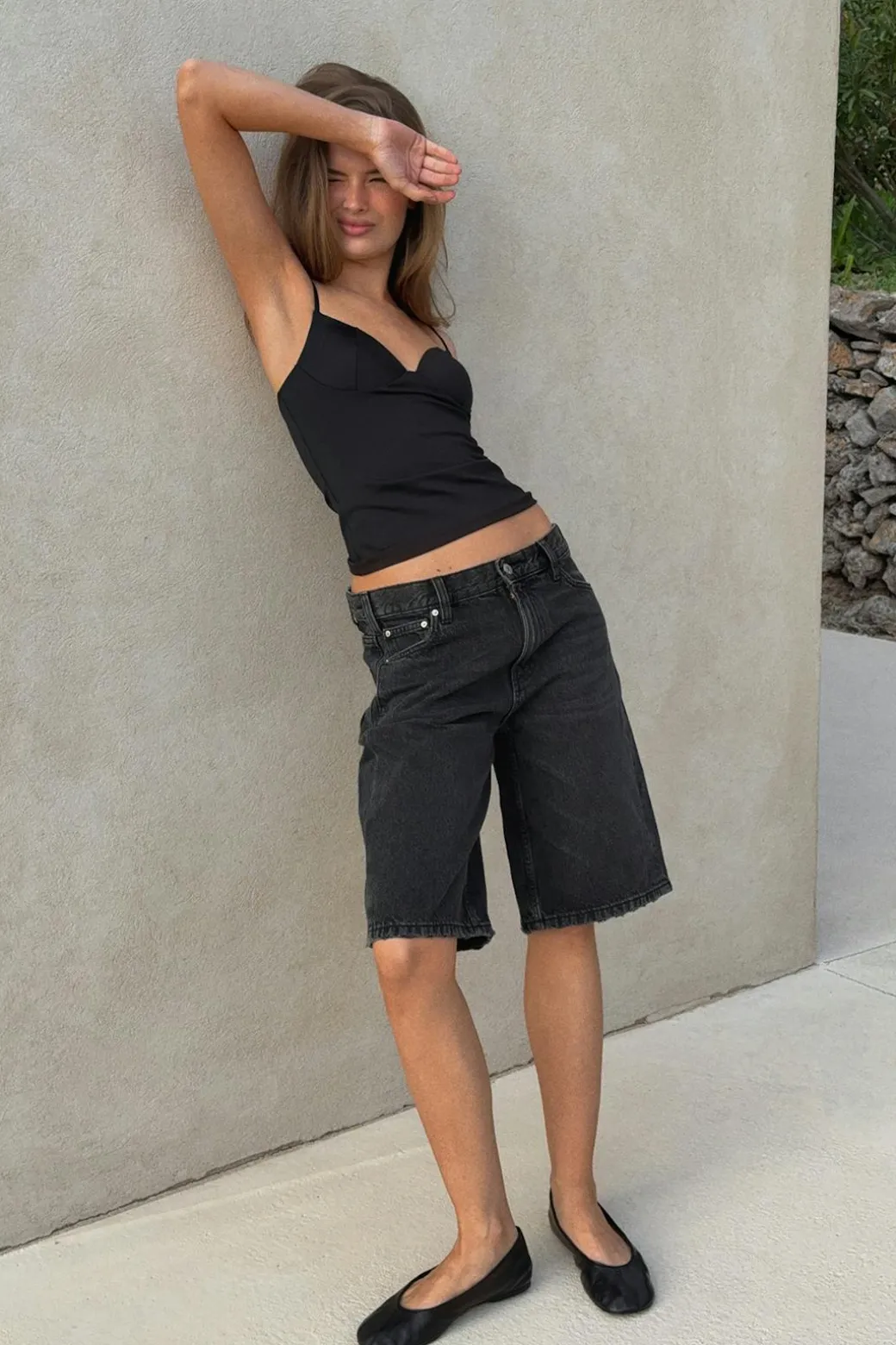 Baggy babe denim shorts