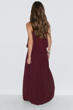 Balloon maxi skirt