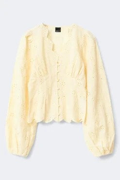Balloon sleeve blouse