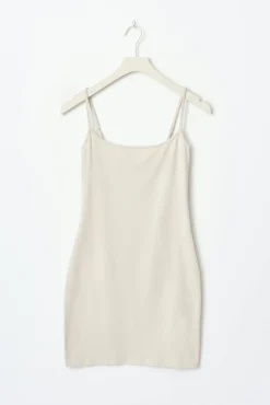 Basic mini slip dress