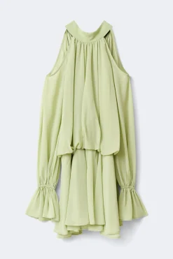 Boho chiffon mini dress