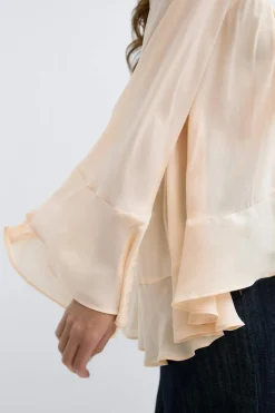 Boho frill blouse