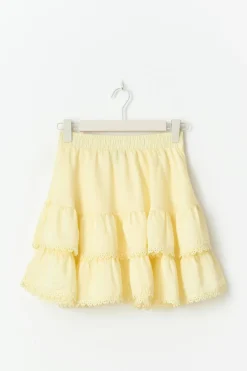 Boho mini skirt