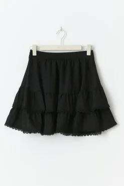 Boho mini skirt