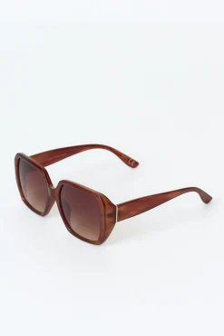 Bold retro square sunglasses