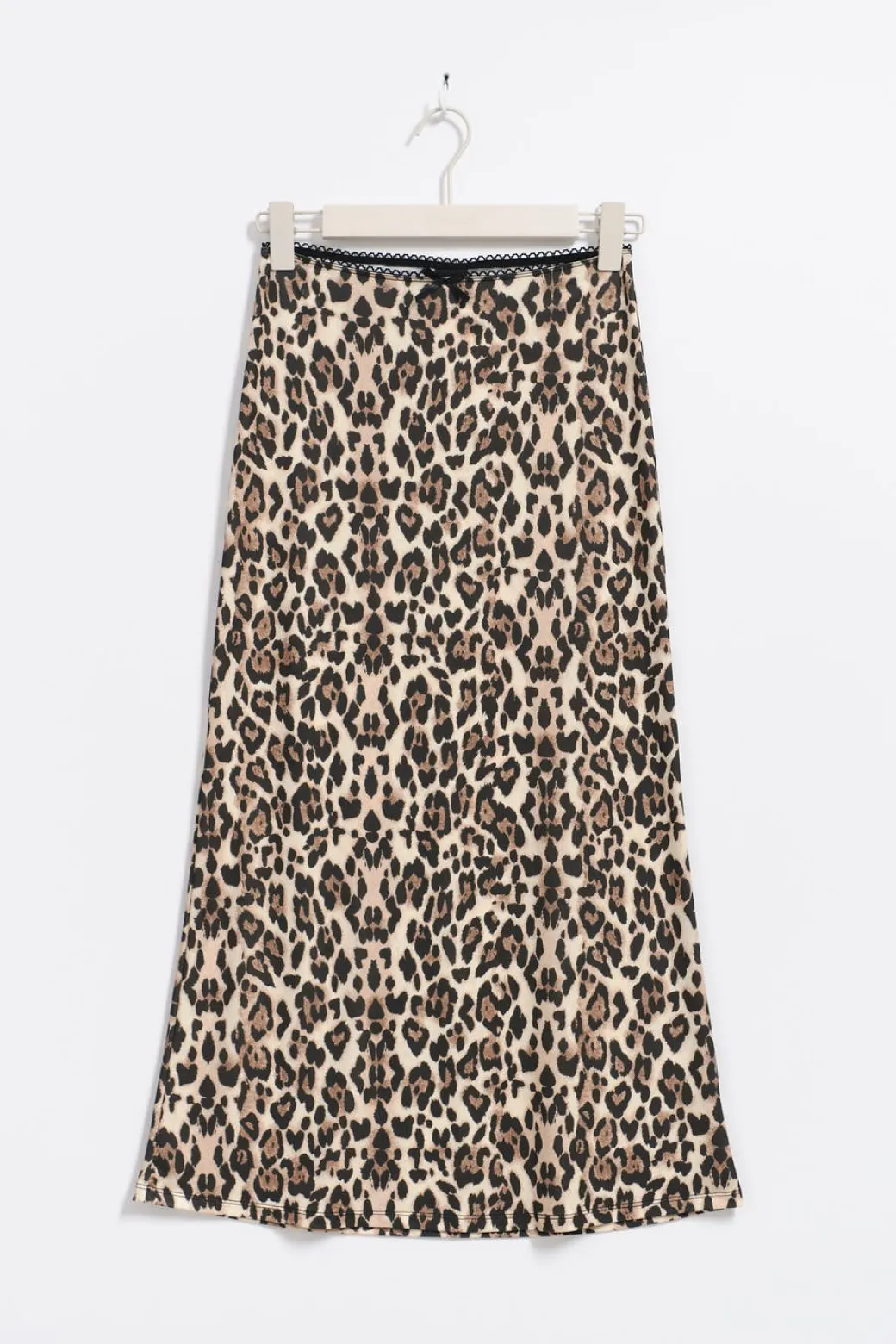 Bow midi skirt
