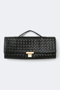 Braided clutch bag