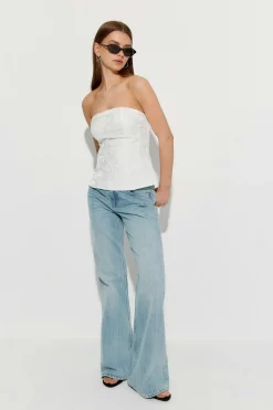 Brocarde corset top